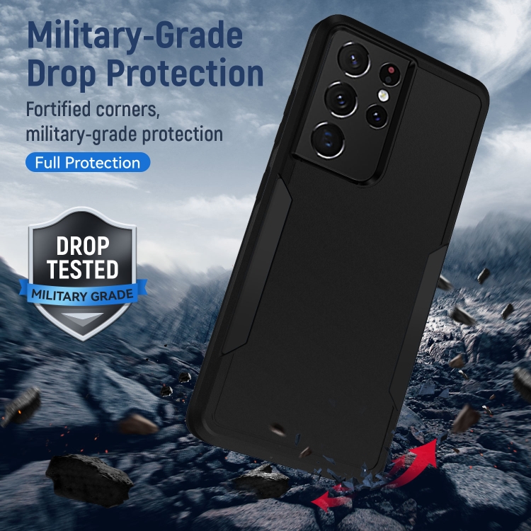 For Samsung Galay S21 Ultra 5G Pioneer Armor Heavy Duty PC + TPU Shockproof Case(Black) For Samsung Galay S21 Ultra 5G Pioneer Armor Heavy Duty PC + TPU Shockproof Case(Black)