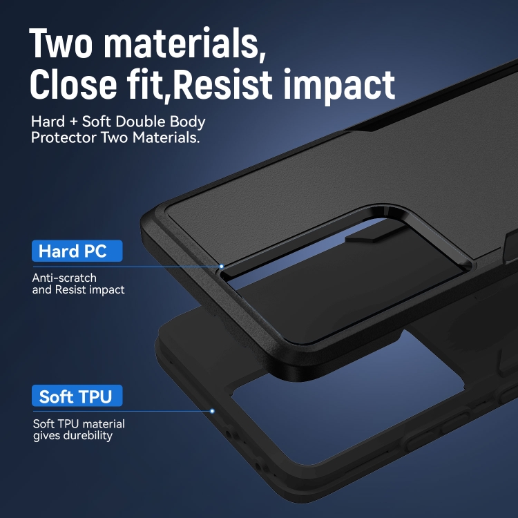 For Samsung Galay S21 Ultra 5G Pioneer Armor Heavy Duty PC + TPU Shockproof Case(Black) For Samsung Galay S21 Ultra 5G Pioneer Armor Heavy Duty PC + TPU Shockproof Case(Black)