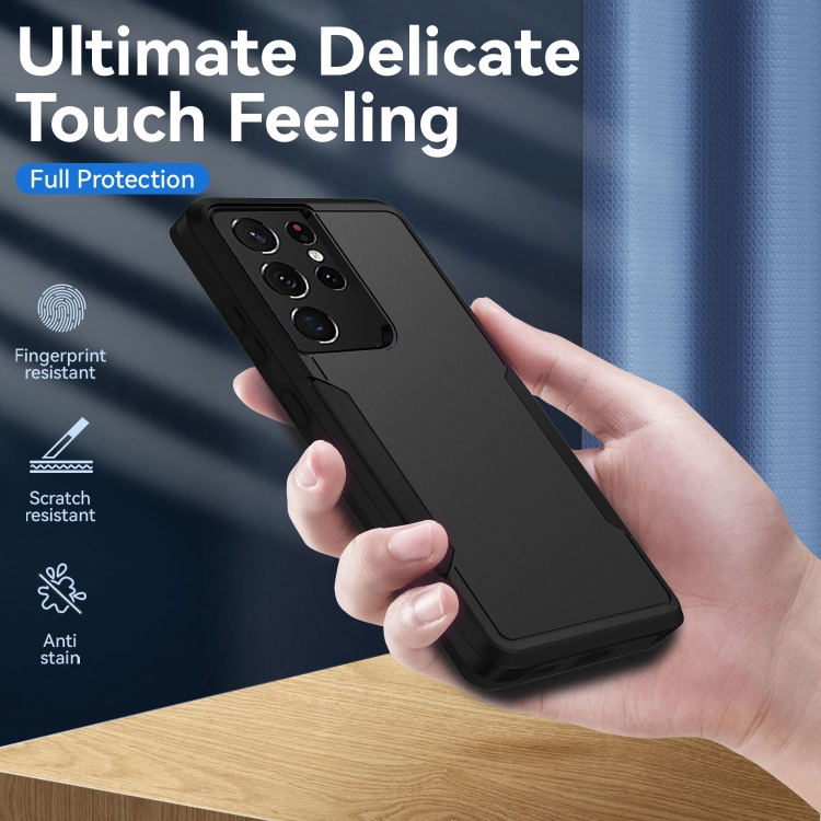 For Samsung Galay S21 Ultra 5G Pioneer Armor Heavy Duty PC + TPU Shockproof Case(Black) For Samsung Galay S21 Ultra 5G Pioneer Armor Heavy Duty PC + TPU Shockproof Case(Black)