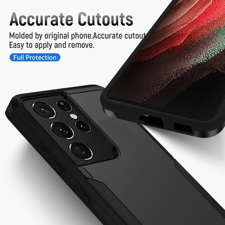 For Samsung Galay S21 Ultra 5G Pioneer Armor Heavy Duty PC + TPU Shockproof Case(Black) For Samsung Galay S21 Ultra 5G Pioneer Armor Heavy Duty PC + TPU Shockproof Case(Black)