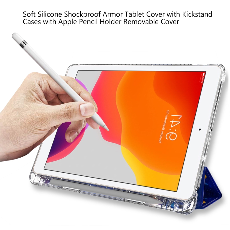 For iPad 10.2 2021 / 2020 / 2019 Painted Pattern Glitter Shockproof Horizontal Flip TPU + PU Leather Case with 3-folding Holder & Pen Slot(GWL016 Universe) For iPad 10.2 2021 / 2020 / 2019 Painted Pattern Glitter Shockproof Horizontal Flip TPU + PU Leather Case with 3-folding Holder & Pen Slot(GWL016 Universe)