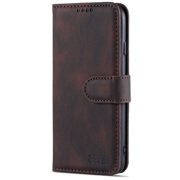 For iPhone SE 2022 / SE 2020 / 8 / 7 AZNS Dream II Skin Feel PU+TPU Horizontal Flip Leather Case with Holder & Card Slots & Wallet(Coffee) For iPhone SE 2022 / SE 2020 / 8 / 7 AZNS Dream II Skin Feel PU+TPU Horizontal Flip Leather Case with Holder & Card Slots & Wallet(Coffee)