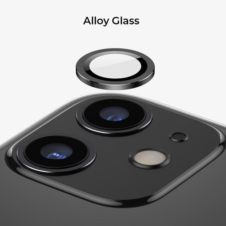 For iPhone 11 Benks Glass Metal Frame Rear Camera Lens Film(Red) For iPhone 11 Benks Glass Metal Frame Rear Camera Lens Film(Red)