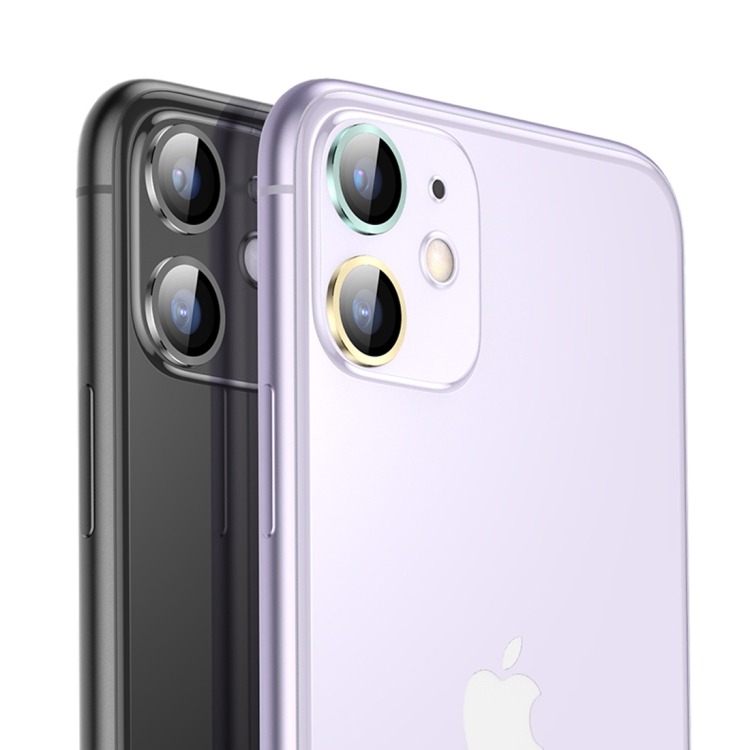 For iPhone 11 Benks Glass Metal Frame Rear Camera Lens Film(Red) For iPhone 11 Benks Glass Metal Frame Rear Camera Lens Film(Red)