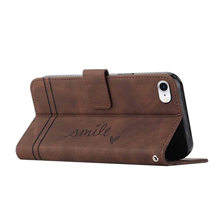 For iPhone SE 2022 / SE 2020 / 8 / 7 Retro Skin Feel Horizontal Flip Soft TPU + PU Leather Case with Holder & Card Slots & Photo Frame(Coffee) For iPhone SE 2022 / SE 2020 / 8 / 7 Retro Skin Feel Horizontal Flip Soft TPU + PU Leather Case with Holder & Card Slots & Photo Frame(Coffee)