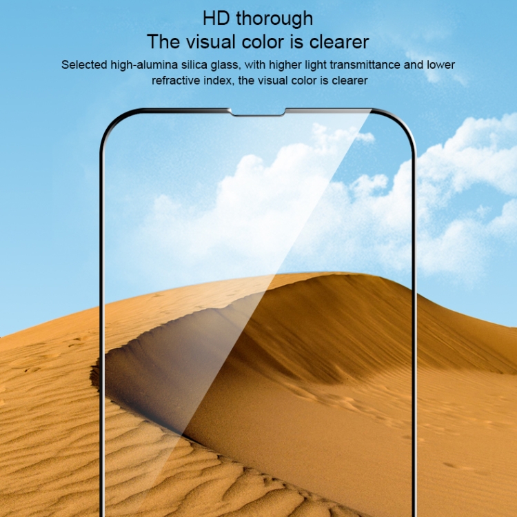 For iPhone 14 / 13 / 13 Pro MOMAX 0.3mm 2.5D Full-screen Explosion-proof Tempered Glass Film(Black) For iPhone 14 / 13 / 13 Pro MOMAX 0.3mm 2.5D Full-screen Explosion-proof Tempered Glass Film(Black)
