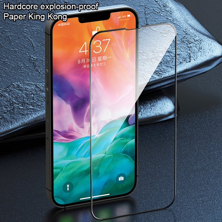 For iPhone 14 / 13 / 13 Pro MOMAX 0.3mm 2.5D Full-screen Explosion-proof Tempered Glass Film(Black) For iPhone 14 / 13 / 13 Pro MOMAX 0.3mm 2.5D Full-screen Explosion-proof Tempered Glass Film(Black)
