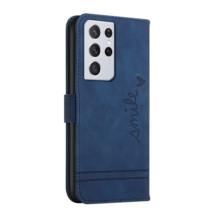 For Samsung Galaxy S21 Ultra 5G Retro Skin Feel Horizontal Flip Soft TPU + PU Leather Case with Holder & Card Slots & Photo Frame(Blue) For Samsung Galaxy S21 Ultra 5G Retro Skin Feel Horizontal Flip Soft TPU + PU Leather Case with Holder & Card Slots & Photo Frame(Blue)