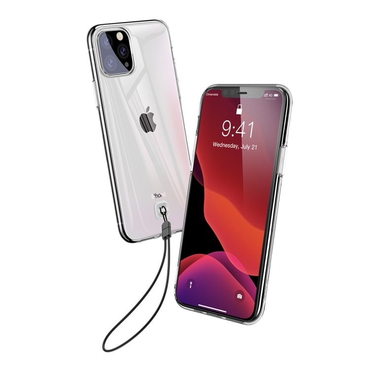 For iPhone 11 Pro Baseus TPU + PC Transparent Key Phone Casewith Lanyard(Transparent) For iPhone 11 Pro Baseus TPU + PC Transparent Key Phone Casewith Lanyard(Transparent)
