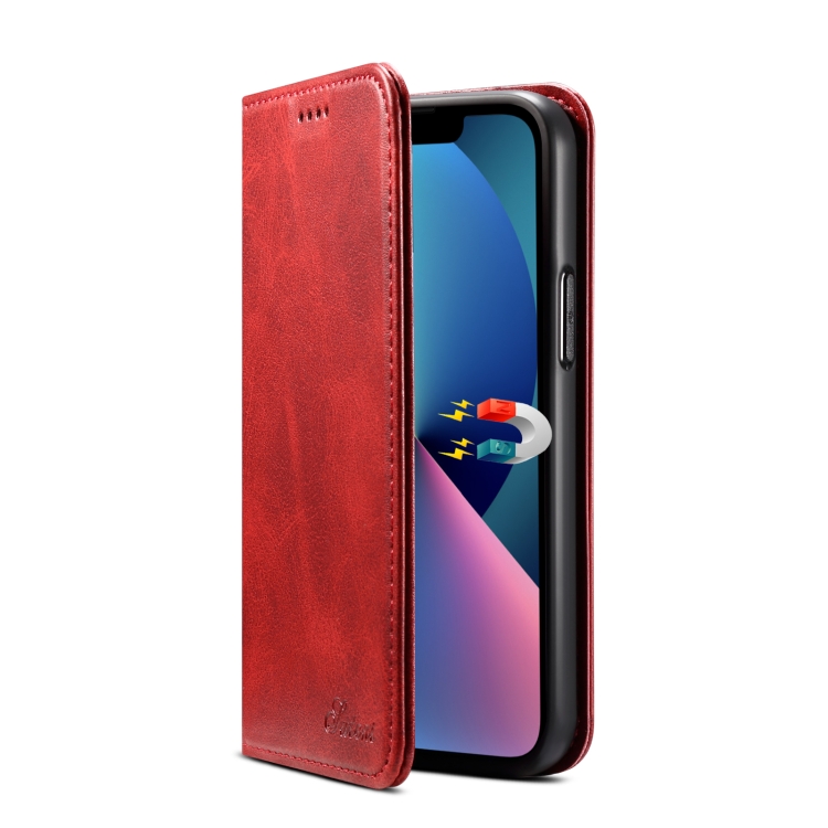 For iPhone 13 mini Calf Texture Horizontal Flip Leather Case with Holder & Card Slots & Wallet (Red) For iPhone 13 mini Calf Texture Horizontal Flip Leather Case with Holder & Card Slots & Wallet (Red)