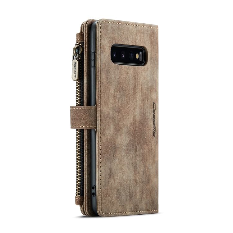 For Samsung Galaxy S10 CaseMe-C30 PU TPU Multifunctional