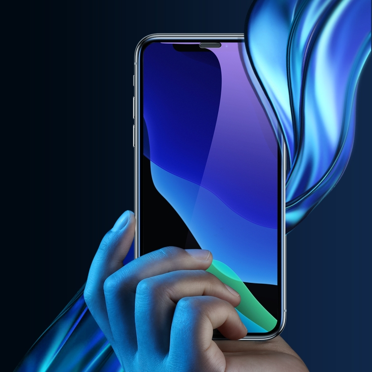 For iPhone 11 / XR 2pcs Baseus 0.3mm Full Screen Curved Edge Cellular Dust Anti Blue-ray Tempered Glass Film For iPhone 11 / XR 2pcs Baseus 0.3mm Full Screen Curved Edge Cellular Dust Anti Blue-ray Tempered Glass Film