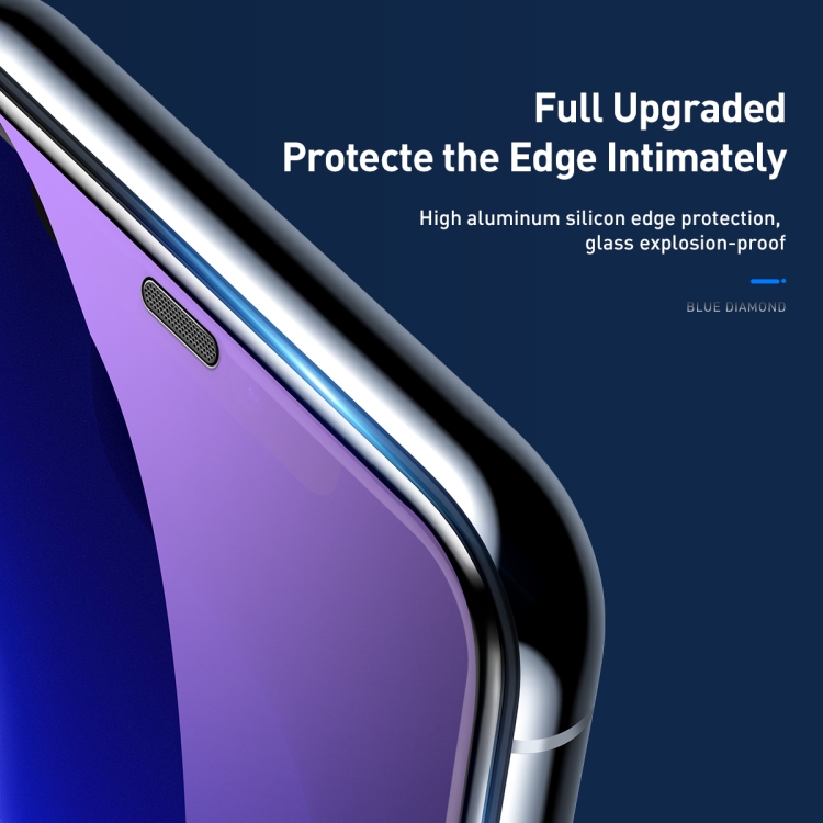 For iPhone 11 / XR 2pcs Baseus 0.3mm Full Screen Curved Edge Cellular Dust Anti Blue-ray Tempered Glass Film For iPhone 11 / XR 2pcs Baseus 0.3mm Full Screen Curved Edge Cellular Dust Anti Blue-ray Tempered Glass Film
