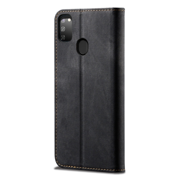 For Galaxy M30s Denim Texture Casual Style Horizontal Flip Leather Case with Holder & Card Slots & Wallet(Black) For Galaxy M30s Denim Texture Casual Style Horizontal Flip Leather Case with Holder & Card Slots & Wallet(Black)