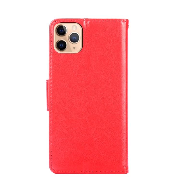 Crystal Texture Horizontal Flip Leather Case with Holder & Card Slots & Wallet For iPhone 11 Pro Max(Red)