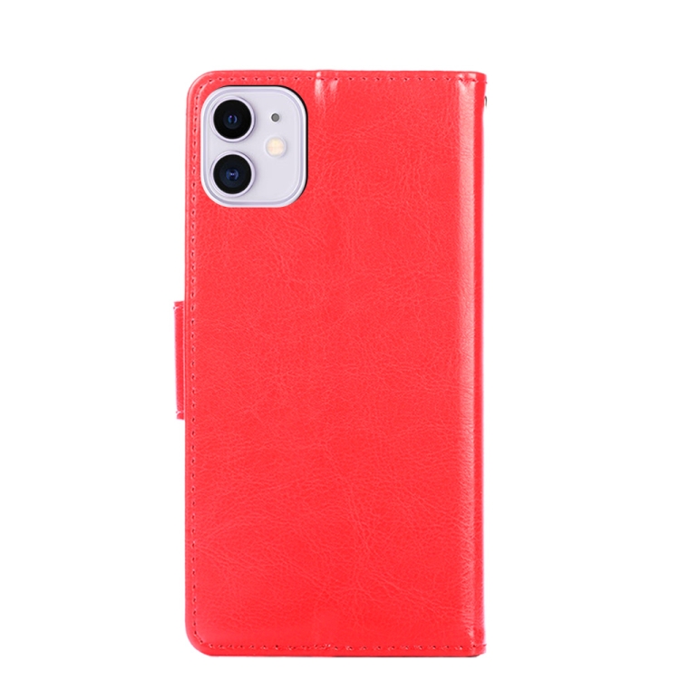 Crystal Texture Horizontal Flip Leather Case with Holder & Card Slots & Wallet For iPhone 11(Red) Crystal Texture Horizontal Flip Leather Case with Holder & Card Slots & Wallet For iPhone 11(Red)
