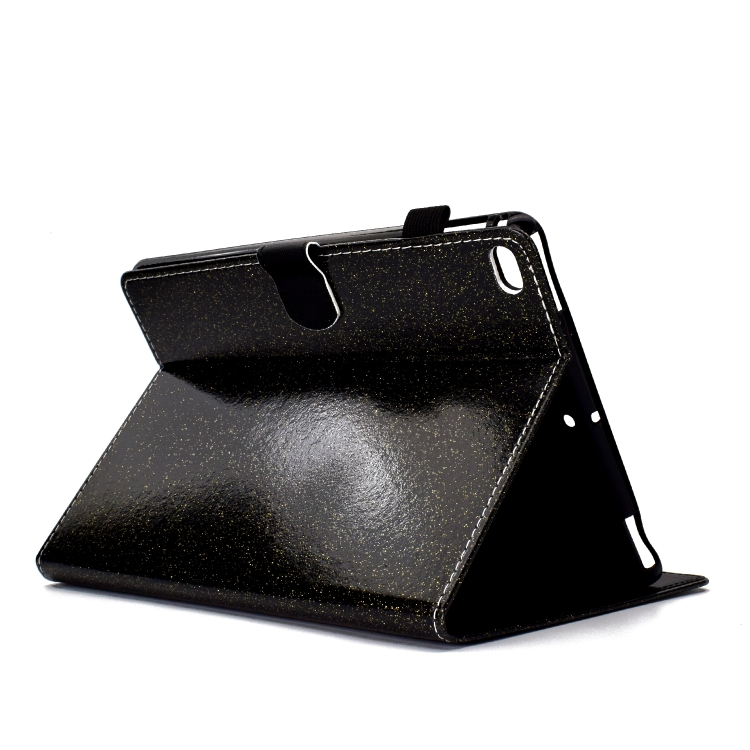 For iPad Air / Air 2 / iPad 9.7 Varnish Glitter Powder Horizontal Flip Leather Case with Holder & Card Slot(Black) For iPad Air / Air 2 / iPad 9.7 Varnish Glitter Powder Horizontal Flip Leather Case with Holder & Card Slot(Black)