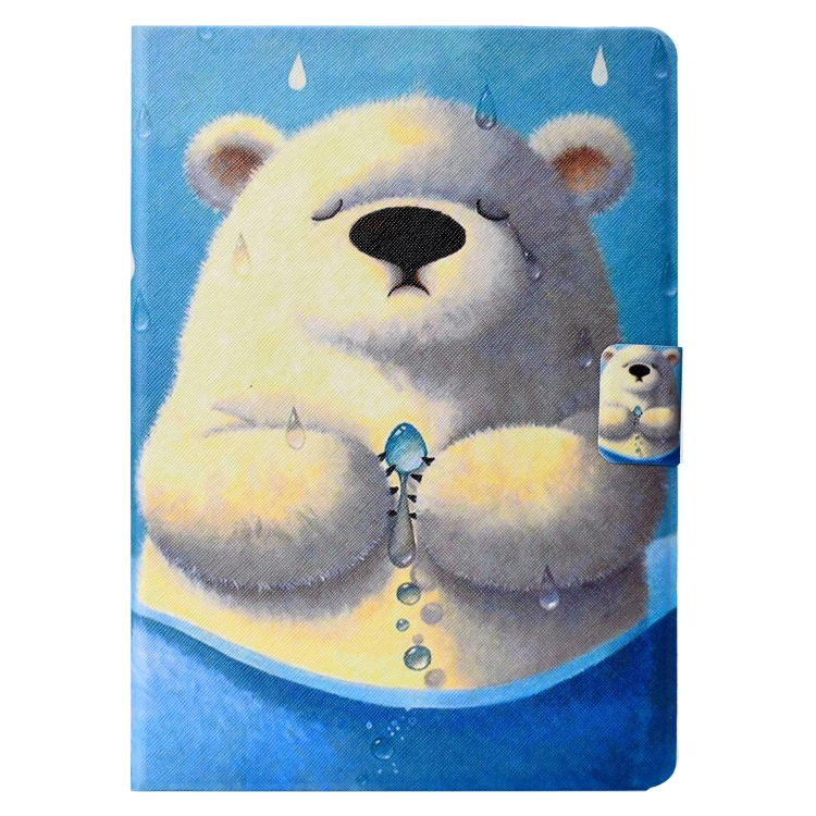 For iPad mini 2024 / mini 6 Coloured Drawing Horizontal Flip Leather Tablet Case with Holder & Card Slot & Sleep / Wake-up Function(Polar Bear) For iPad mini 2024 / mini 6 Coloured Drawing Horizontal Flip Leather Tablet Case with Holder & Card Slot & Sleep / Wake-up Function(Polar Bear)