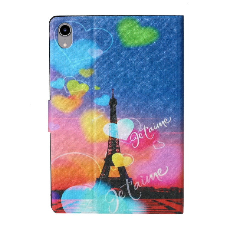 For iPad mini 2024 / mini 6 Coloured Drawing Pattern Horizontal Flip Leather Tablet Case with Holder & Card Slot & Sleep / Wake-up Function(Romantic Tower) For iPad mini 2024 / mini 6 Coloured Drawing Pattern Horizontal Flip Leather Tablet Case with Holder & Card Slot & Sleep / Wake-up Function(Romantic Tower)