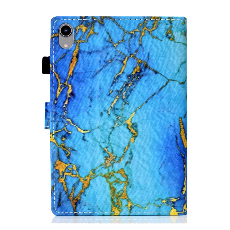 For iPad mini 2024 / mini 6 Coloured Drawing Horizontal Flip Leather Tablet Case with Holder & Card Slot & Sleep / Wake-up Function(Gilded Marble)