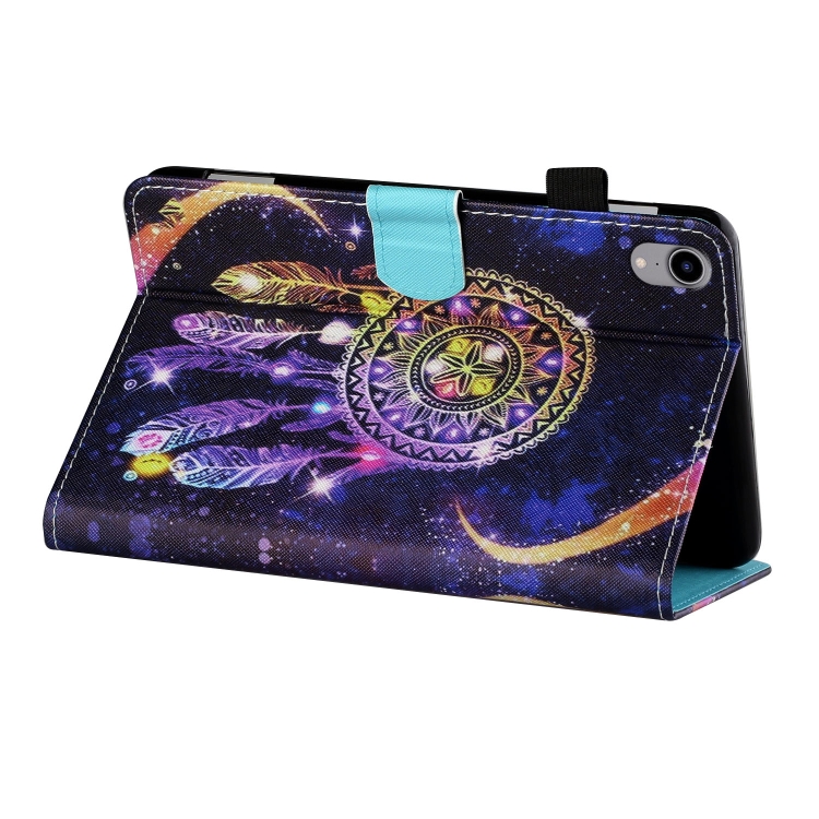 For iPad mini 2024 / mini 6 Coloured Drawing Stitching Horizontal Flip Leather Tablet Case with Holder & Card Slot & Sleep / Wake-up Function(Starry Sky Wind Chimes) For iPad mini 2024 / mini 6 Coloured Drawing Stitching Horizontal Flip Leather Tablet Case with Holder & Card Slot & Sleep / Wake-up Function(Starry Sky Wind Chimes)