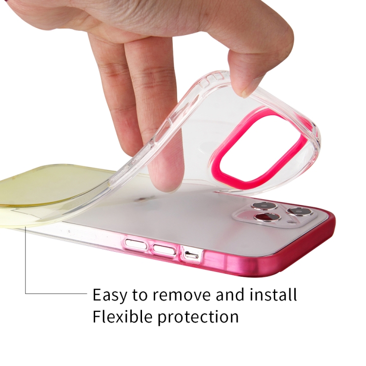 For iPhone 13 mini Candy Gradient Flat Surface TPU + PC Shockproof Case (Purple Blue) For iPhone 13 mini Candy Gradient Flat Surface TPU + PC Shockproof Case (Purple Blue)