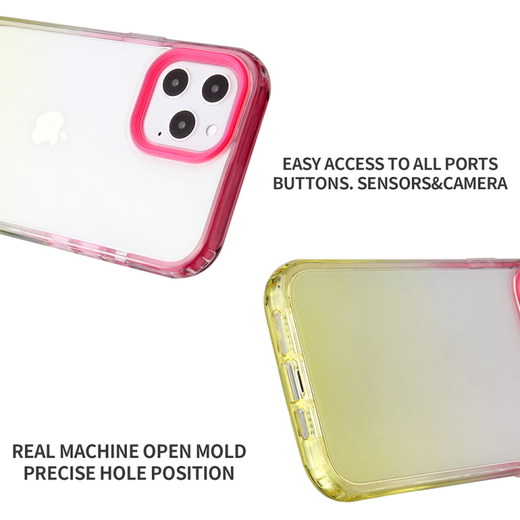 For iPhone 13 mini Candy Gradient Flat Surface TPU + PC Shockproof Case (Purple Blue) For iPhone 13 mini Candy Gradient Flat Surface TPU + PC Shockproof Case (Purple Blue)