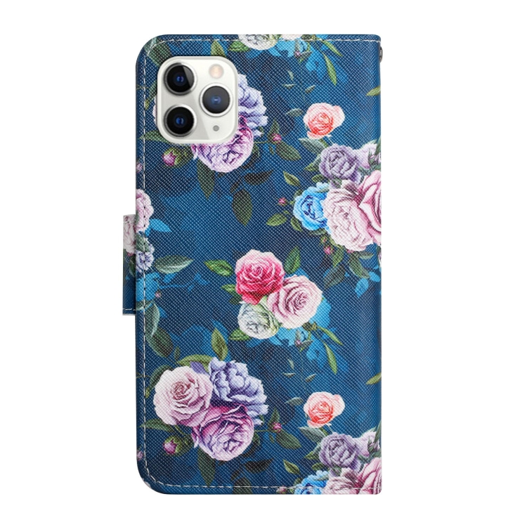 Painted Pattern Horizontal Flip Leather Case with Holder & Card Slot & Wallet For iPhone 11 Pro Max(Fluorescent Rose) Painted Pattern Horizontal Flip Leather Case with Holder & Card Slot & Wallet For iPhone 11 Pro Max(Fluorescent Rose)