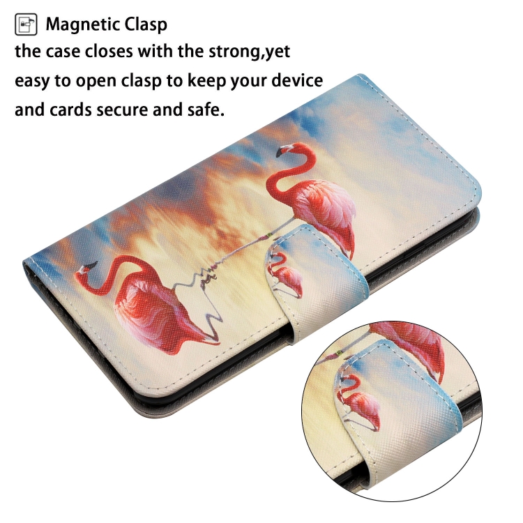 For Samsung Galaxy S21 Ultra 5G Painted Pattern Horizontal Flip Leather Case with Holder & Card Slot & Wallet(Flamingo) For Samsung Galaxy S21 Ultra 5G Painted Pattern Horizontal Flip Leather Case with Holder & Card Slot & Wallet(Flamingo)