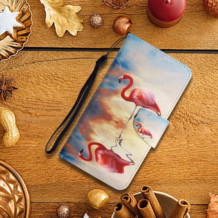 For Samsung Galaxy S21 Ultra 5G Painted Pattern Horizontal Flip Leather Case with Holder & Card Slot & Wallet(Flamingo) For Samsung Galaxy S21 Ultra 5G Painted Pattern Horizontal Flip Leather Case with Holder & Card Slot & Wallet(Flamingo)