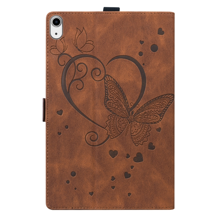 For iPad mini 2024 / mini 6 Love Butterfly Pattern Horizontal Flip Leather Tablet Case with Holder(Brown) For iPad mini 2024 / mini 6 Love Butterfly Pattern Horizontal Flip Leather Tablet Case with Holder(Brown)
