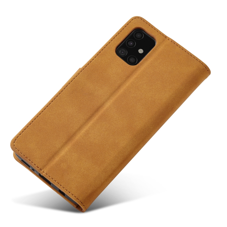 For Samsung Galaxy Note20 Frosted Anti-theft Brush Horizontal Flip Leather Case with Holder & Card Slots & Wallet(Yellow) For Samsung Galaxy Note20 Frosted Anti-theft Brush Horizontal Flip Leather Case with Holder & Card Slots & Wallet(Yellow)