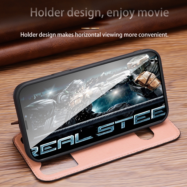 For iPhone 13 Pro Yak Texture Horizontal Flip View Time Top Layer Cowhide Leather Case with Holder & Call Display ID (Wine Red) For iPhone 13 Pro Yak Texture Horizontal Flip View Time Top Layer Cowhide Leather Case with Holder & Call Display ID (Wine Red)