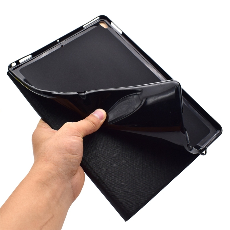 For iPad Pro 10.5 inch TPU Horizontal Flip Leather Case with Holder & Card Slot & Sleep / Wake-up Function(Black Gold) For iPad Pro 10.5 inch TPU Horizontal Flip Leather Case with Holder & Card Slot & Sleep / Wake-up Function(Black Gold)