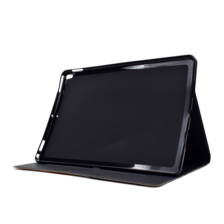 For iPad Pro 10.5 inch TPU Horizontal Flip Leather Case with Holder & Card Slot & Sleep / Wake-up Function(Black Gold) For iPad Pro 10.5 inch TPU Horizontal Flip Leather Case with Holder & Card Slot & Sleep / Wake-up Function(Black Gold)