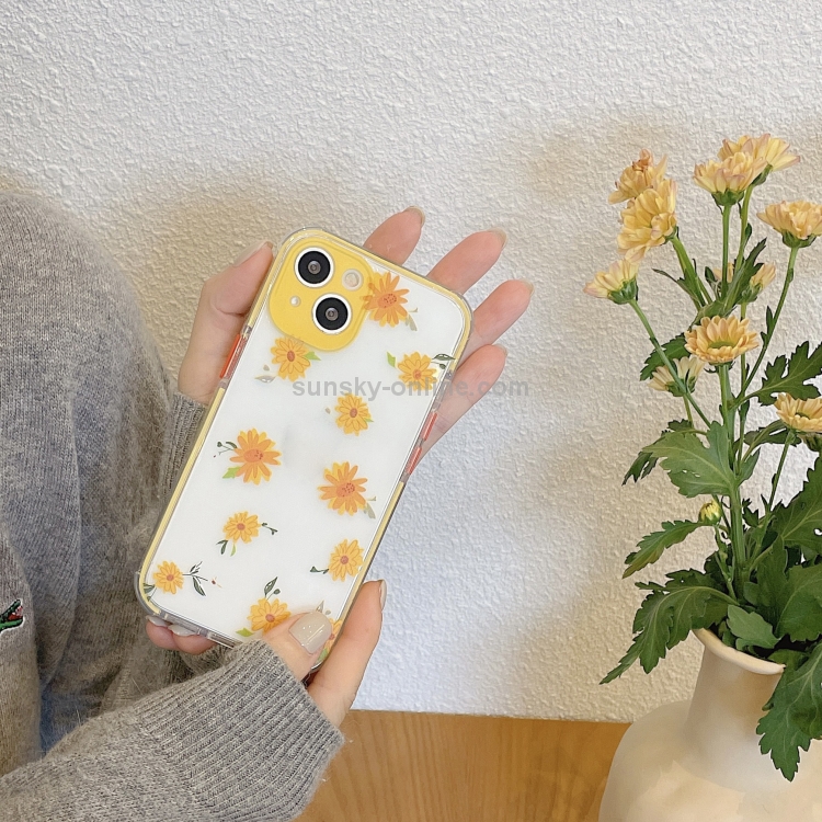 For iPhone 12 Pro Max Shockproof TPU Pattern Protective Case (Small Fresh Flowers) For iPhone 12 Pro Max Shockproof TPU Pattern Protective Case (Small Fresh Flowers)