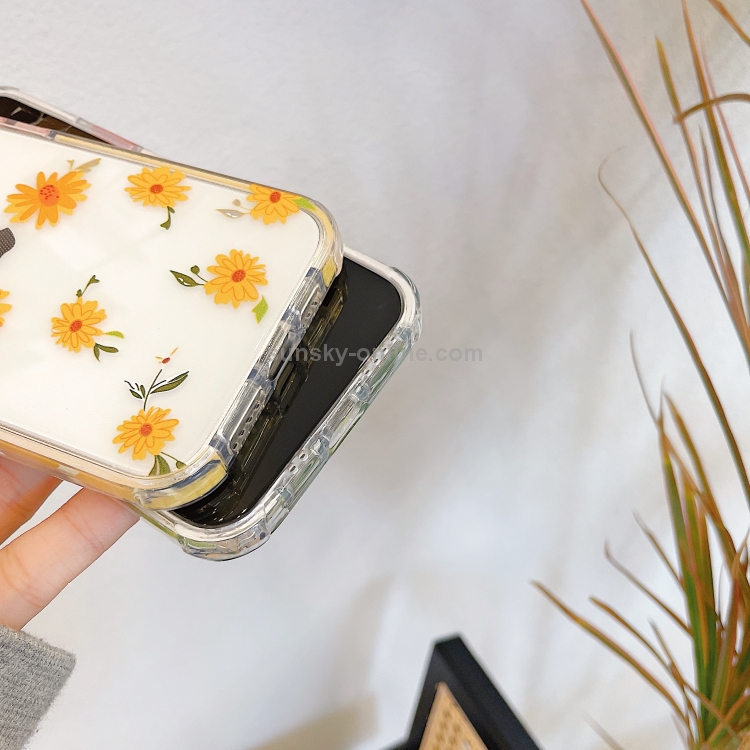 For iPhone 12 Pro Max Shockproof TPU Pattern Protective Case (Small Fresh Flowers) For iPhone 12 Pro Max Shockproof TPU Pattern Protective Case (Small Fresh Flowers)