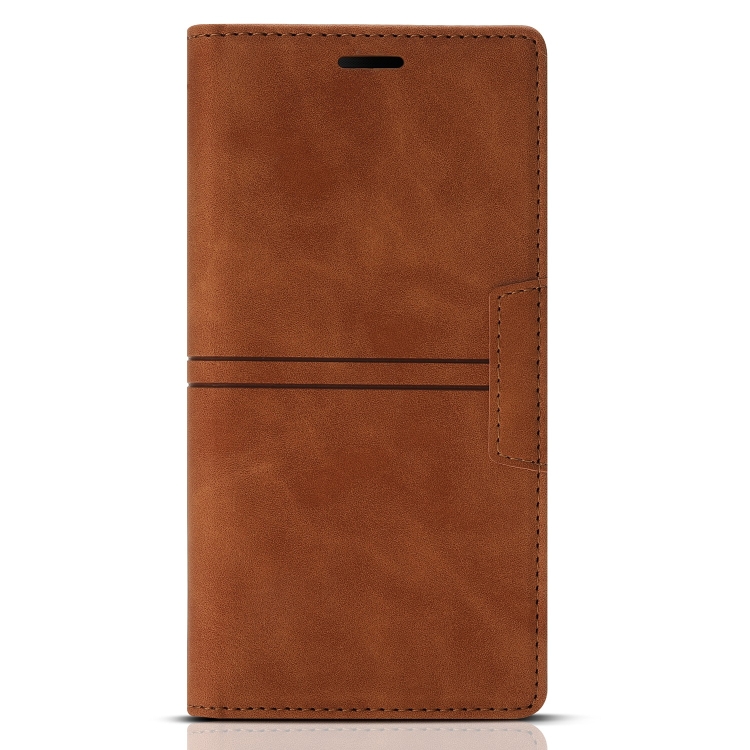 For Samsung Galaxy Note20 Dream Magnetic Suction Business Horizontal Flip PU Leather Case with Holder & Card Slot & Wallet(Brown) For Samsung Galaxy Note20 Dream Magnetic Suction Business Horizontal Flip PU Leather Case with Holder & Card Slot & Wallet(Brown)