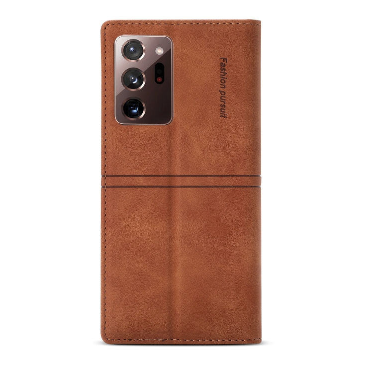 For Samsung Galaxy Note20 Dream Magnetic Suction Business Horizontal Flip PU Leather Case with Holder & Card Slot & Wallet(Brown) For Samsung Galaxy Note20 Dream Magnetic Suction Business Horizontal Flip PU Leather Case with Holder & Card Slot & Wallet(Brown)