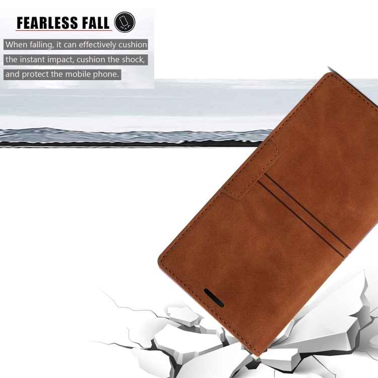 For Samsung Galaxy Note20 Dream Magnetic Suction Business Horizontal Flip PU Leather Case with Holder & Card Slot & Wallet(Brown) For Samsung Galaxy Note20 Dream Magnetic Suction Business Horizontal Flip PU Leather Case with Holder & Card Slot & Wallet(Brown)