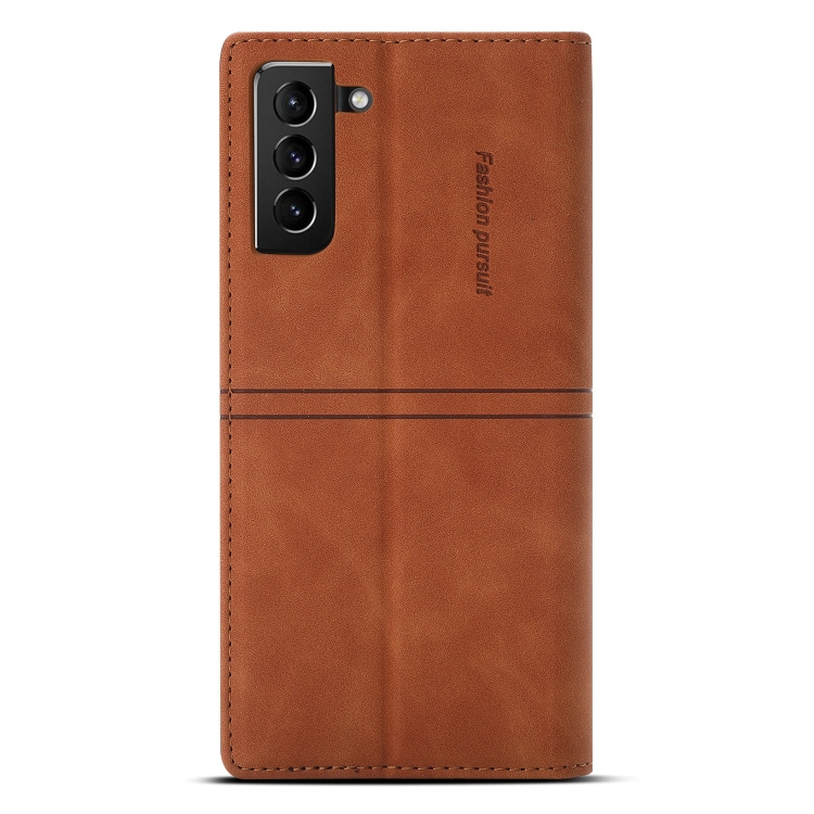 For Samsung Galaxy S21+ 5G Dream Magnetic Suction Business Horizontal Flip PU Leather Case with Holder & Card Slot & Wallet(Brown) For Samsung Galaxy S21+ 5G Dream Magnetic Suction Business Horizontal Flip PU Leather Case with Holder & Card Slot & Wallet(Brown)