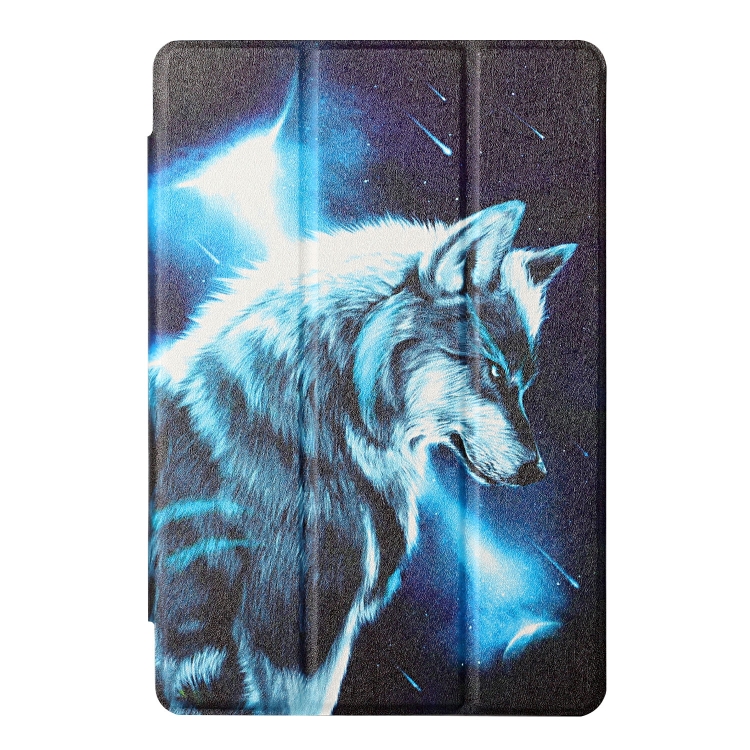 For iPad mini 6 Silk Texture Colored Drawing Pattern Horizontal Flip Magnetic PU Leather Tablet Case with Three-folding Holder & Sleep / Wake-up Function(Star Wolf) For iPad mini 6 Silk Texture Colored Drawing Pattern Horizontal Flip Magnetic PU Leather Tablet Case with Three-folding Holder & Sleep / Wake-up Function(Star Wolf)