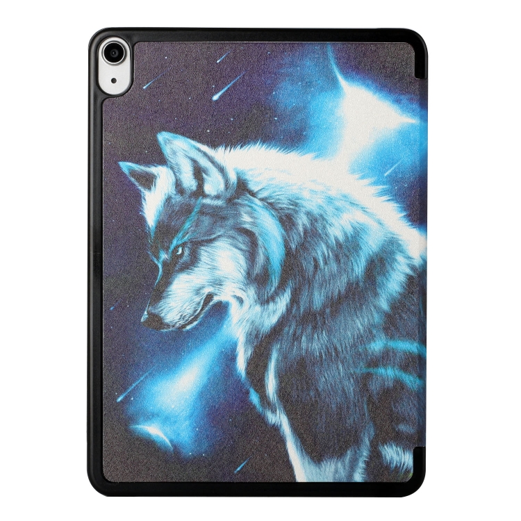 For iPad mini 6 Silk Texture Colored Drawing Pattern Horizontal Flip Magnetic PU Leather Tablet Case with Three-folding Holder & Sleep / Wake-up Function(Star Wolf) For iPad mini 6 Silk Texture Colored Drawing Pattern Horizontal Flip Magnetic PU Leather Tablet Case with Three-folding Holder & Sleep / Wake-up Function(Star Wolf)
