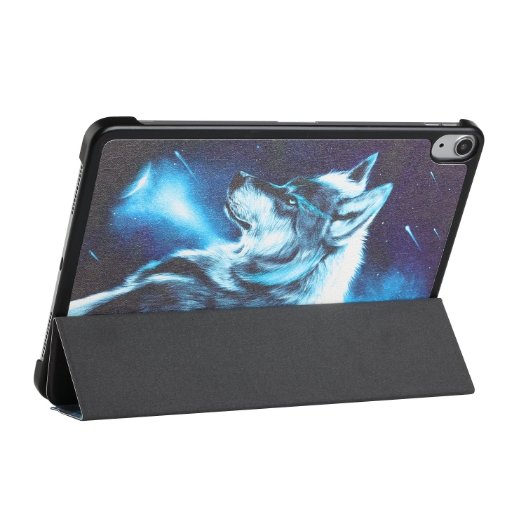 For iPad mini 6 Silk Texture Colored Drawing Pattern Horizontal Flip Magnetic PU Leather Tablet Case with Three-folding Holder & Sleep / Wake-up Function(Star Wolf) For iPad mini 6 Silk Texture Colored Drawing Pattern Horizontal Flip Magnetic PU Leather Tablet Case with Three-folding Holder & Sleep / Wake-up Function(Star Wolf)