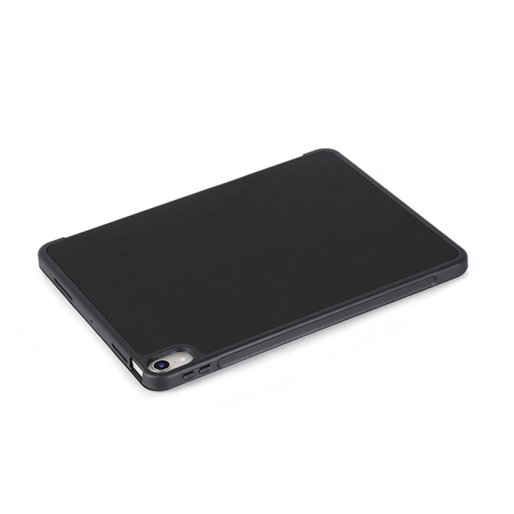 For iPad mini 6 Back Sticker Skin Feel Horizontal Flip Leather Tablet Case with Tri-fold Holder(Black) For iPad mini 6 Back Sticker Skin Feel Horizontal Flip Leather Tablet Case with Tri-fold Holder(Black)