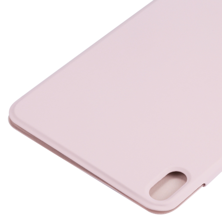 For iPad mini 2024 / mini 6 Horizontal Flip Ultra-thin Fixed Buckle Magnetic PU Tablet Case With Three-folding Holder & Sleep / Wake-up Function(Pink) For iPad mini 2024 / mini 6 Horizontal Flip Ultra-thin Fixed Buckle Magnetic PU Tablet Case With Three-folding Holder & Sleep / Wake-up Function(Pink)
