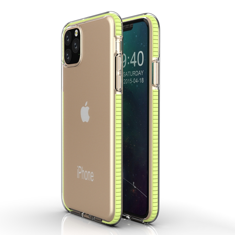 For iPhone 11 Pro TPU Two-color Drop-proof Protective Case(Lemon Yellow) For iPhone 11 Pro TPU Two-color Drop-proof Protective Case(Lemon Yellow)