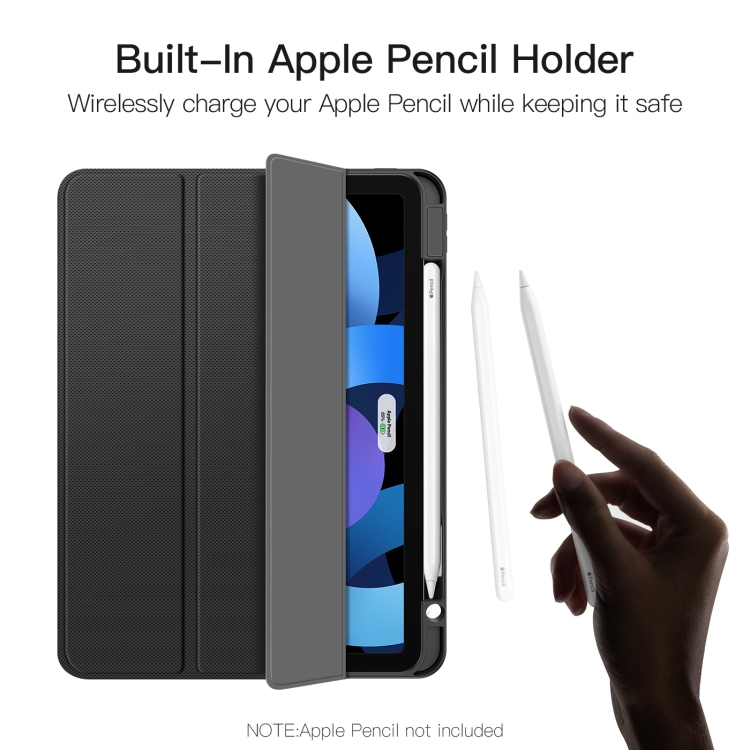 DUX DUCIS Strong Magnetic Series Horizontal Flip PU + TPU + PC Tablet Leather Case with Three-folding Holder & Pen Slot For iPad Air 2022 / 2020 10.9 / Air 4(Black) DUX DUCIS Strong Magnetic Series Horizontal Flip PU + TPU + PC Tablet Leather Case with Three-folding Holder & Pen Slot For iPad Air 2022 / 2020 10.9 / Air 4(Black)