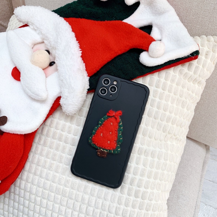 For iPhone 11 Christmas Tree Wave Shockproof TPU Protective Case (Black) For iPhone 11 Christmas Tree Wave Shockproof TPU Protective Case (Black)