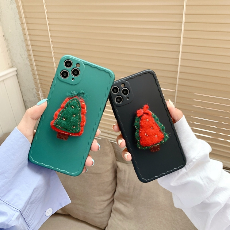 For iPhone 11 Christmas Tree Wave Shockproof TPU Protective Case (Black) For iPhone 11 Christmas Tree Wave Shockproof TPU Protective Case (Black)